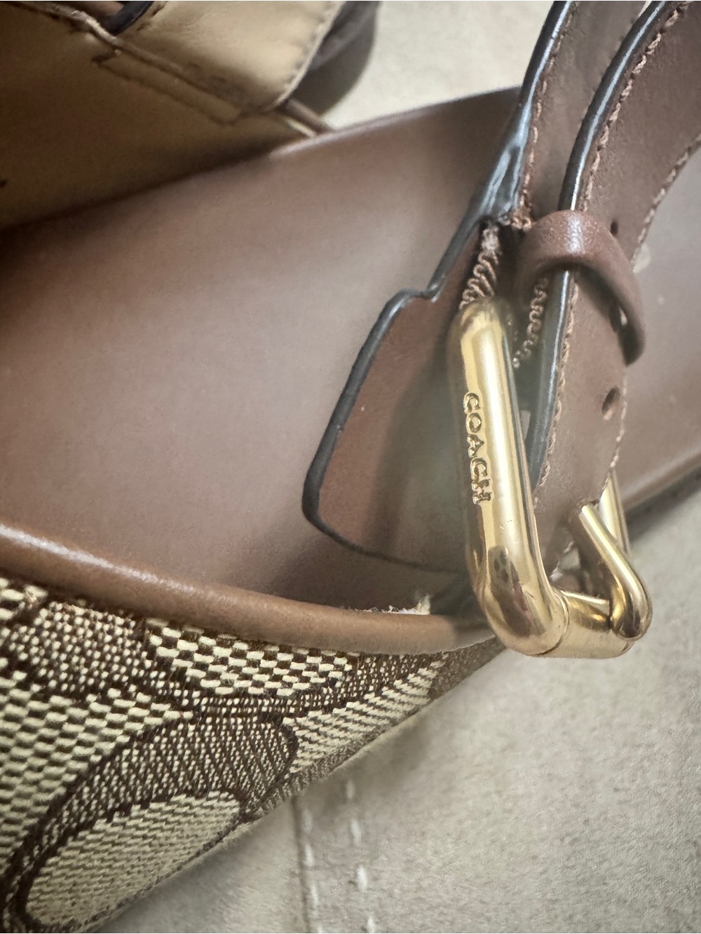COACH Fraser Sandal In Signature Jacquard - Picture 5 of 7